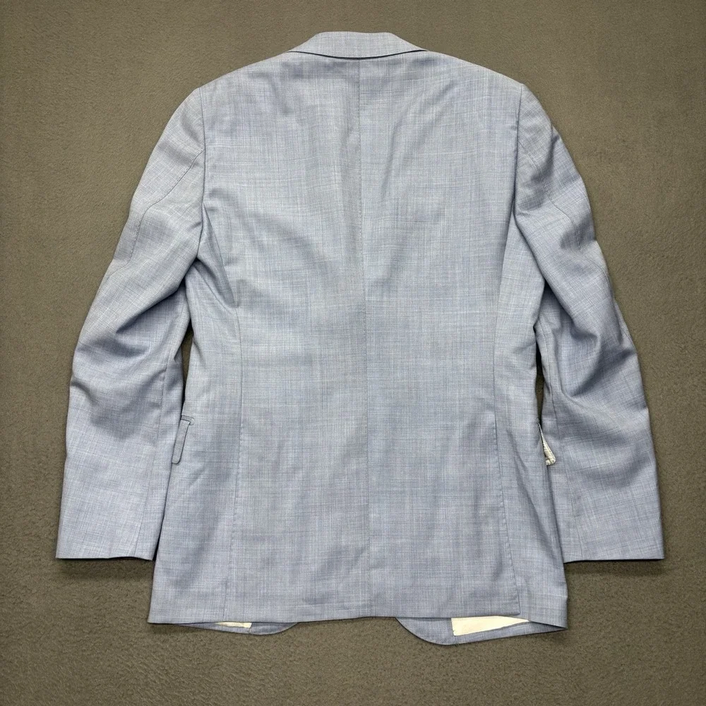 SUITSUPPLY Lazio Single Breasted Slim‎ Fit Sport Coat Angelico Wool Mens US 38R